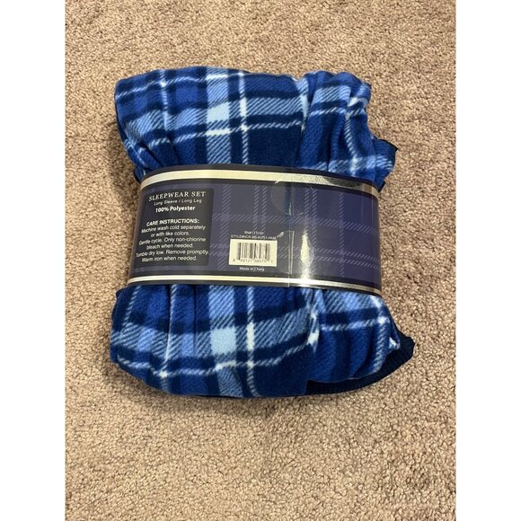 Essential Loungewear By Seven Apparel 2-Piece Pajama Set Mens Size XL Warm Cozy - Picture 2 of 6